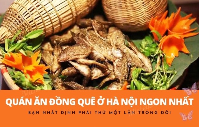 Các quán ăn đồng quê ở Hà Nội